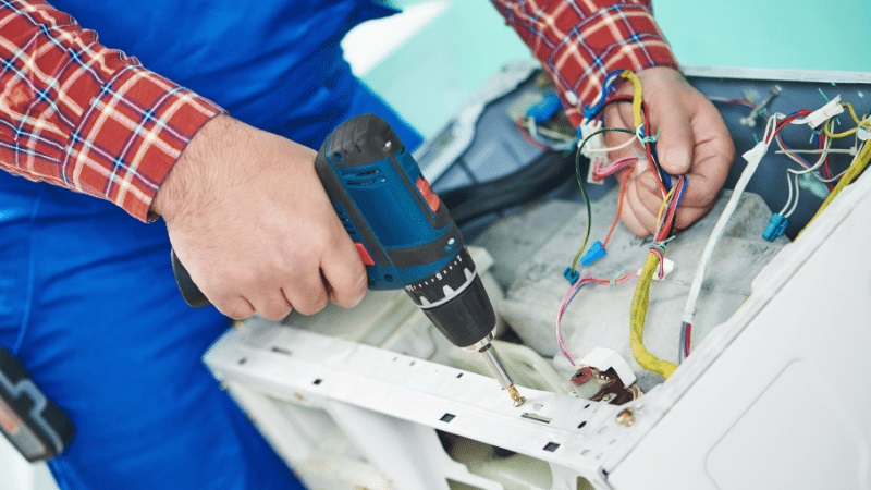 Çayırova Profilo Profilo çamaşır makinesi kart tamiri – Su almama arızası orijinal parça ile giderildi. - Teknik servis örneği